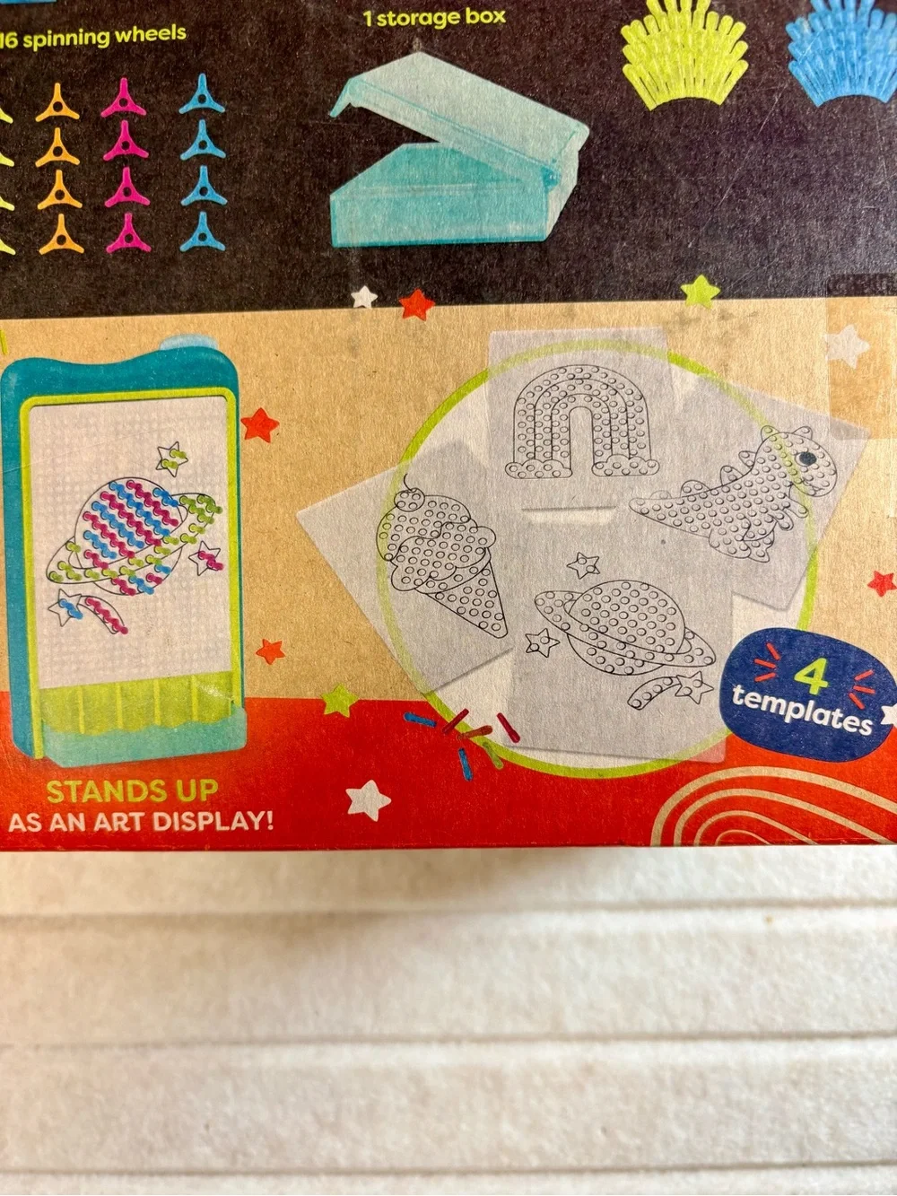 Light-Up Marble Drop Pegboard Toy - Teal Frame with Multicolor Pegs